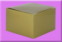 High Gloss Tuck Rectangle Top Boxes Gold