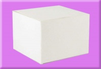 Italian Embossed Papers Tuck Top Boxes White - Fiori