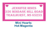 pink pretty wedding printed address labels return mailing labels