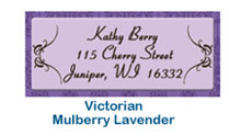 victorian mulberry lavender address label printer custom