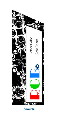 Personalized Swirls Bookmarks
