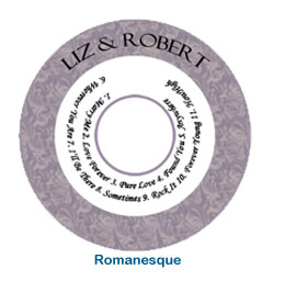romanesque elegant classic cd label
