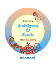 Abstract Wedding Coaster