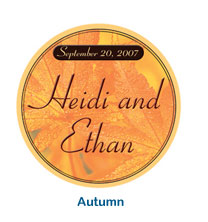 Autumn Wedding Coasters