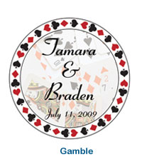 Personalized Gamble Coaster