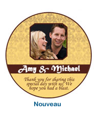 Custom Nouveau Image Coaster