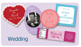 Custom labels for weddings, CDs, beer, wine, bottled water. Personalized favor tags, bookplates, coasters, note cards. Personalized labels, stickers