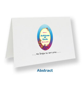 custom note cards abstract personalized invitations bridal thank you notes