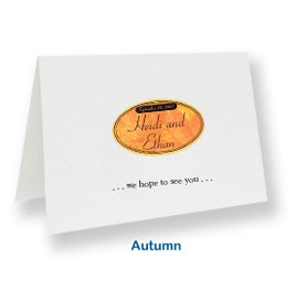 custom note cards autumn fall seasons greetings cards holiday cards personalized