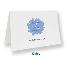 custom note cards daisy wedding thank you card note personalized