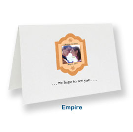 custom note cards empire baby shower thank you cards
