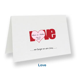 custom note cards love married thank you card