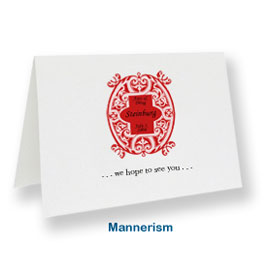 custom note cards mannerism thank you bridal shower cards