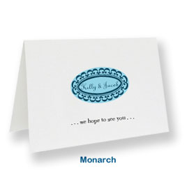 custom note cards monarch personalized baby shower cards
