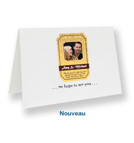 custom note cards nouveau make your own photo thank you cards