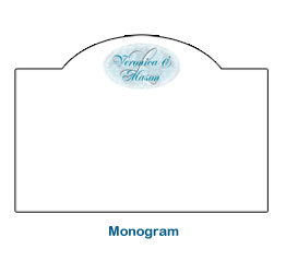 monogram colorful elegant classy wedding