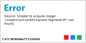 Custom Cool Sorbet Large Square Food & Craft Label