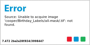 CD Border Birthday Labels 