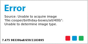 Border Birthday Medium Box