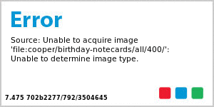 Age Birthday Note Card