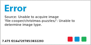 Joy Large Invite Christmas Puzzle