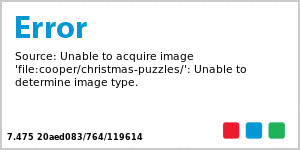 Present Large Invite Christmas Puzzle