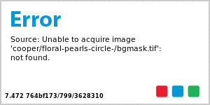 Custom Floral Pearls Big Circle Food & Craft Label