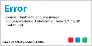 Mini Hearts Heart Wedding Labels