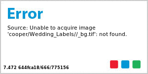 Mannerism Medium Wedding Labels