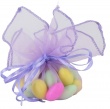 Organza Pull-String Favor Wraps Purple