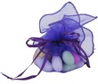 Organza Pull-String Favor Wraps Purple2