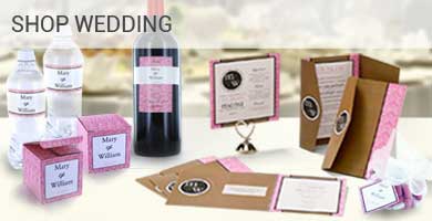 Personalized Wedding Invitations Labels, Boxes, Tag and wedding papers