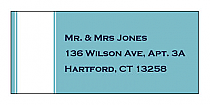 Classic Address Wedding Labels 