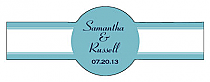 Classic Cigar Band Wedding Labels