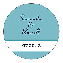 Classic Circle Wedding Coaster