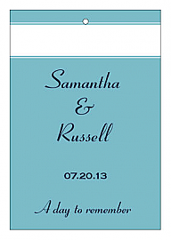 Classic Rectangle Wedding Hang Tag