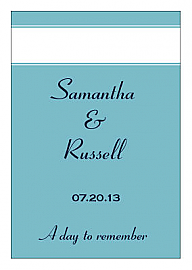 Classic Rectangle Wedding Labels