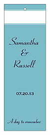 Classic Vertical Rectangle Wedding Hang Tag