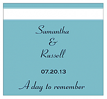 Customizable Classic Square Wedding Labels