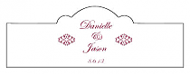 Decor Billbord Cigar Band Wedding Labels