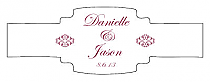 Decor Buckle Cigar Band Wedding Labels