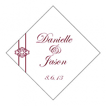 Decor Diamond Wedding Label