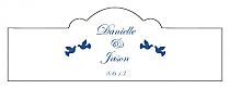 Doves Billbord Cigar Band Wedding Labels