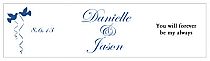 Doves Water Bottle Wedding Labels