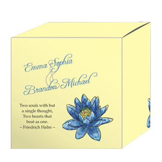 Floral Fairytale Flower Wedding Box Medium