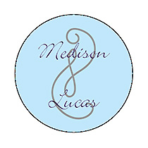 Floral Lovely Lavender Circle Wedding Labels