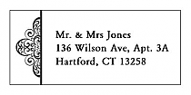 Glamorous Address Wedding Labels