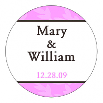 Magnolia Circle Wedding Coaster