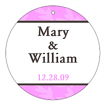 Magnolia Circle Wedding Hang Tag