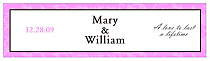 Magnolia Water Bottle Wedding Labels